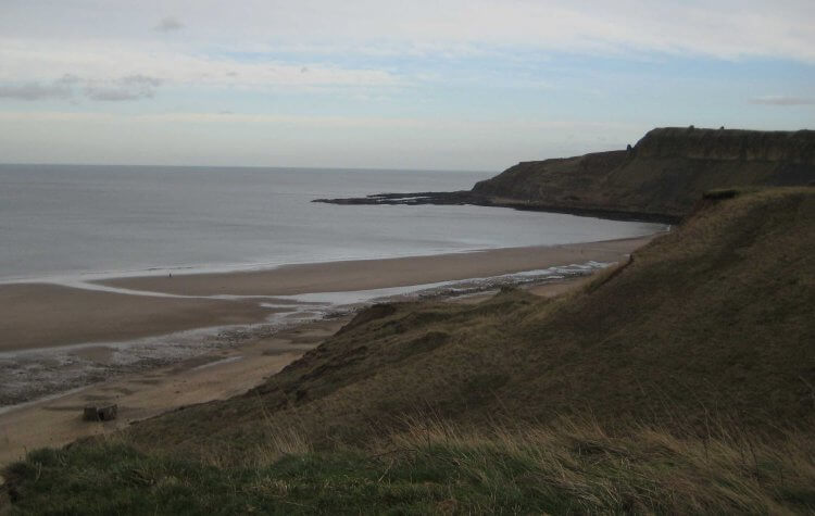 Filey - View towards Lebberston Cliff over Cayton Bay View towards Lebberston Cliff over Cayton Bay
