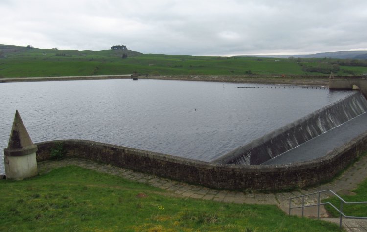 Grassholme Reservoir - Grassholme Reservoir dam Grassholme Reservoir dam