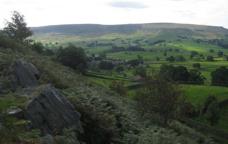 View across the dales near Grassington