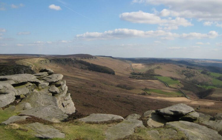 View from Stanage Edge