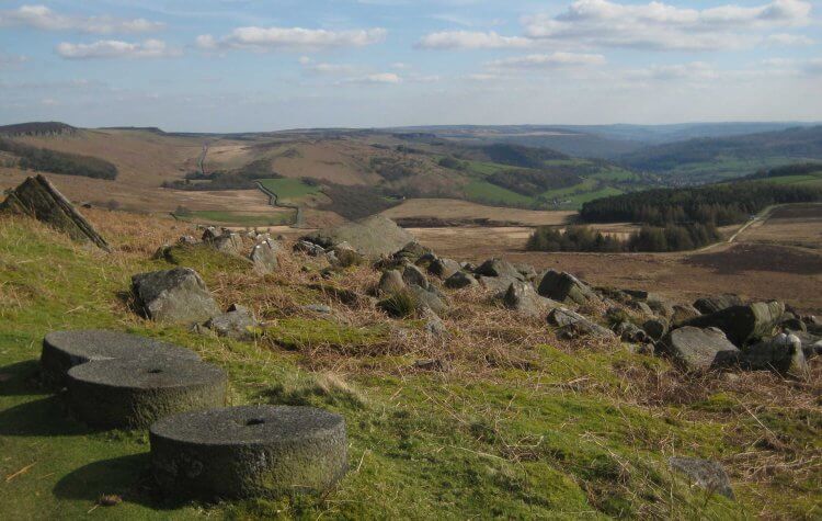 Millstones on Stanage Edge