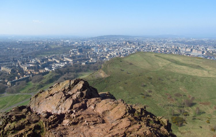 View of Edinburgh from Arthurs Seat