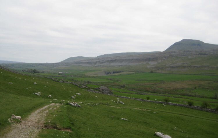 Ingleton - View towards Ingleborough View towards Ingleborough