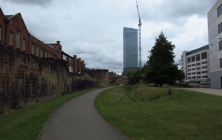 Newcastle Upon Tyne - Remains of the Newcastle City Walls Remains of the Newcastle City Walls