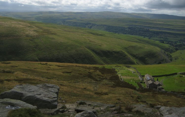 View of Kettlewell Beck from above