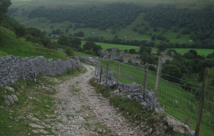 Track to Starbotton village
