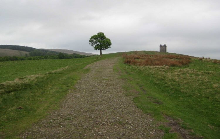 Lyme Park - Path to the Cage Tower Path to the Cage Tower