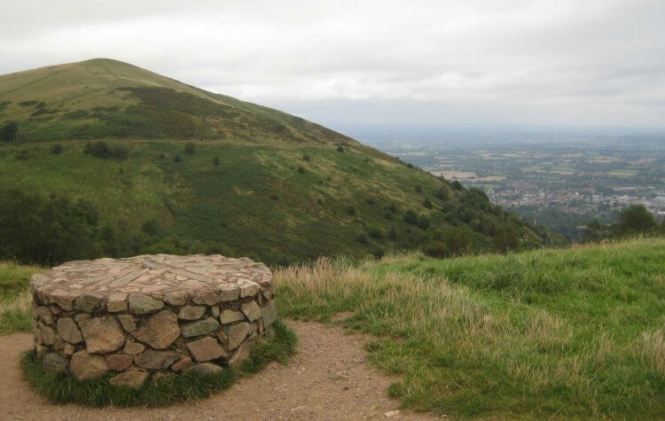 Malvern Hills - Col between North Ridge and Worcestershire Beacon Col between North Ridge and Worcestershire Beacon