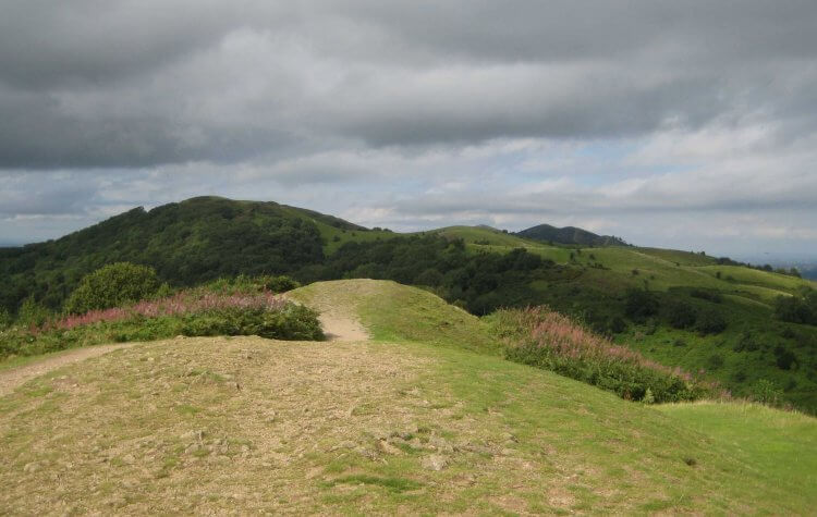 Malvern Hills - Path along the top of the Malvern Hills Path along the top of the Malvern Hills