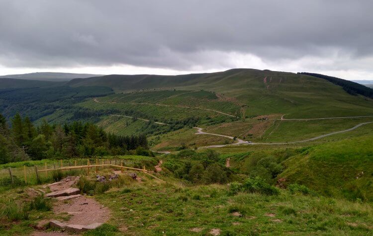Path up to Craig Y Fan Ddu