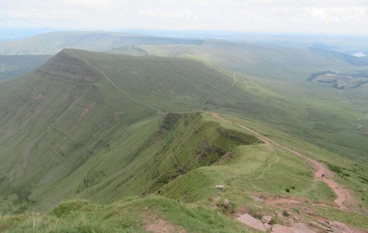 View near Pen Y Fan summit