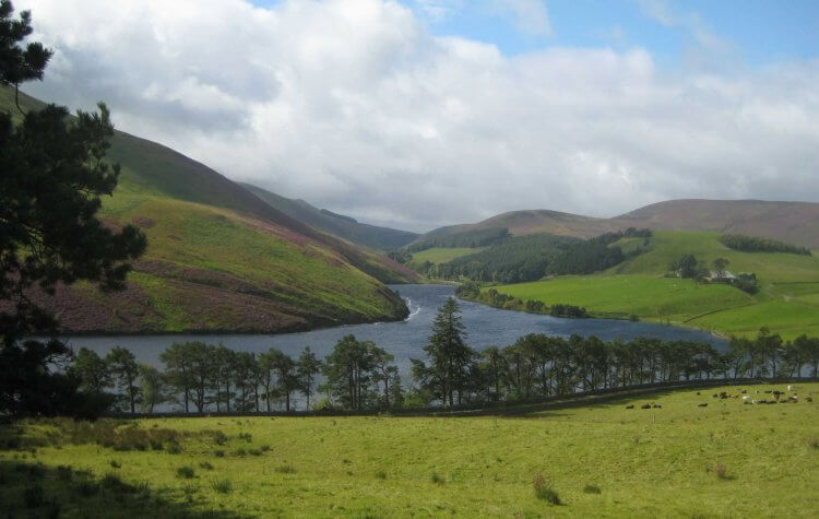 View of Glencorse reservoir