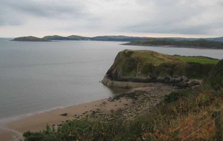View across to Hestan Island
