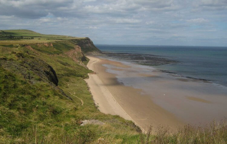 Saltburn - View of Cattersty sands View of Cattersty sands