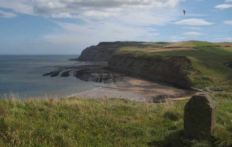Saltburn - View of the cliffs at Skinningrove View of the cliffs at Skinningrove