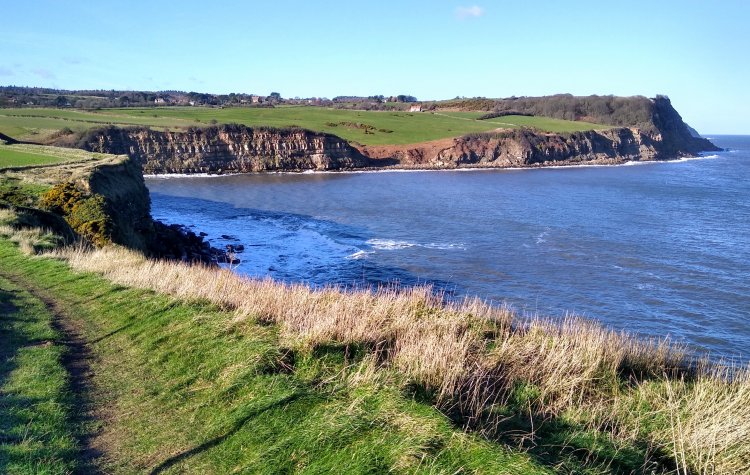 Scarborough - Coastal Cliffs on the North York Moors near Cloughton Coastal Cliffs on the North York Moors near Cloughton