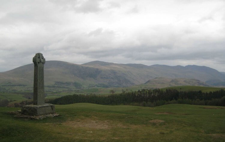 Skiddaw - The Hawell monument The Hawell monument