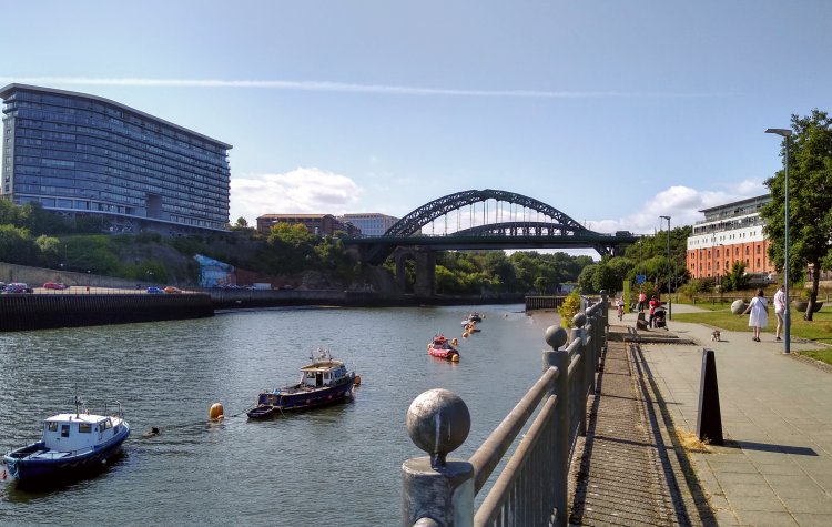 Wearmouth bridge in Sunderland