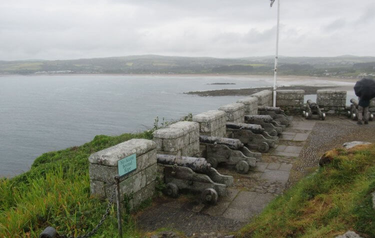 Cannons on top of St Michael's Mount