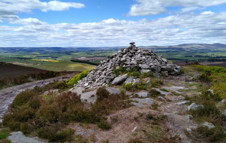 View from Thrunton Woods from Long Crag