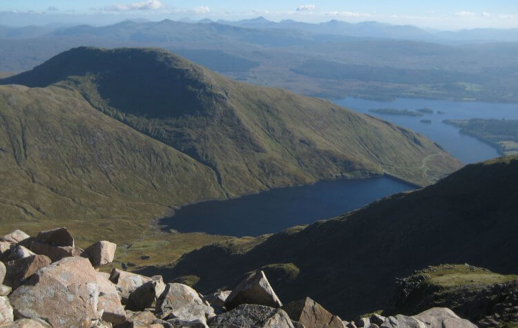 Ben Cruachan - View of Cruachan reservoir View of Cruachan reservoir