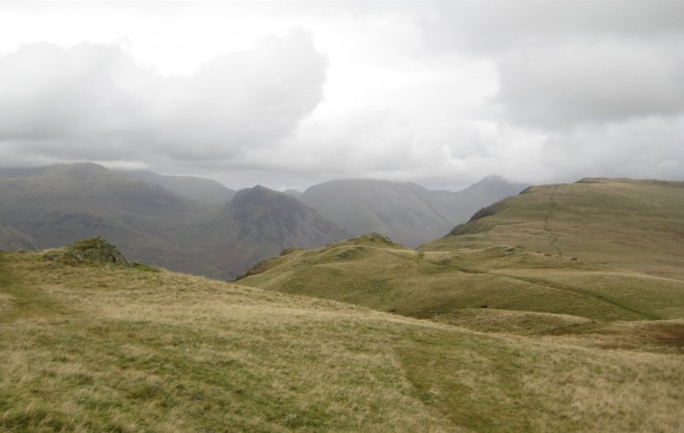 Wastwater - Path along the top of Whin Rigg Path along the top of Whin Rigg