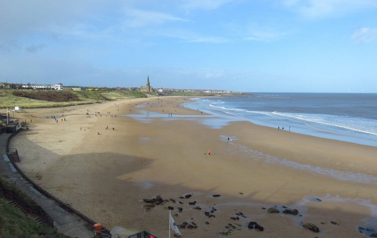 Long Sands beach at Tynemouth