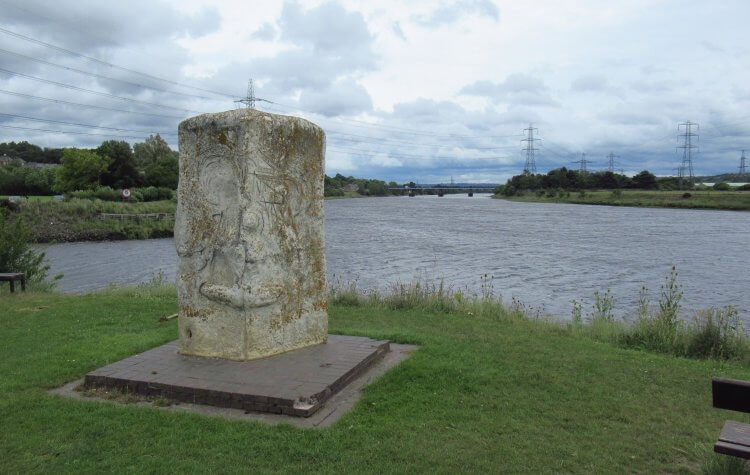 View back down the River Tyne to Newburn Bridge