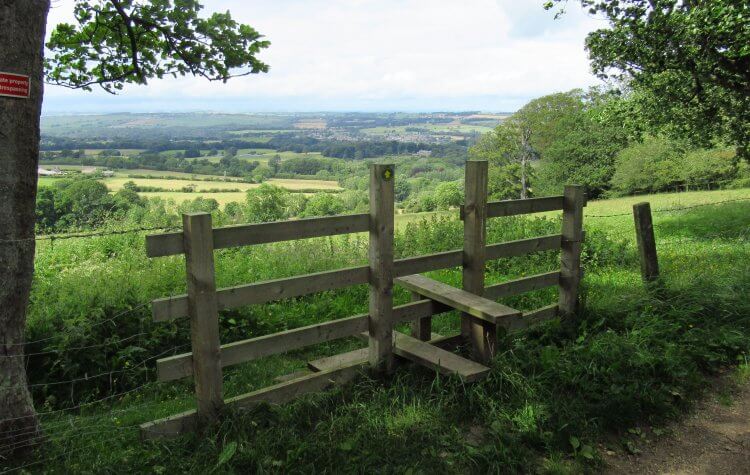 View of the Tyne valley