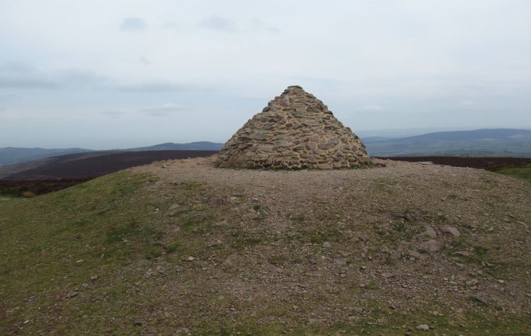 Horner Wood - View of Dunkery Beacon Trig point View of Dunkery Beacon Trig point