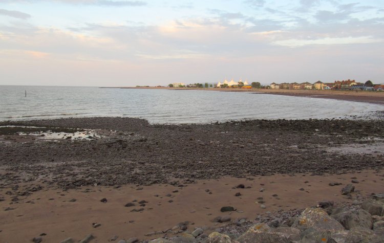 Minehead - Sea view towards Butlins Sea view towards Butlins