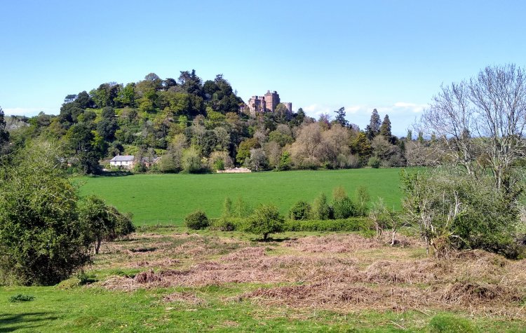 Dunster - View of Dunster Castle from Dunster Park View of Dunster Castle from Dunster Park
