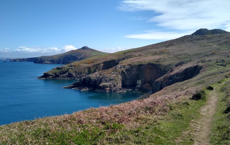 Whitesands Bay - Porth Gwyn on the Pembrokeshire Coast Porth Gwyn on the Pembrokeshire Coast