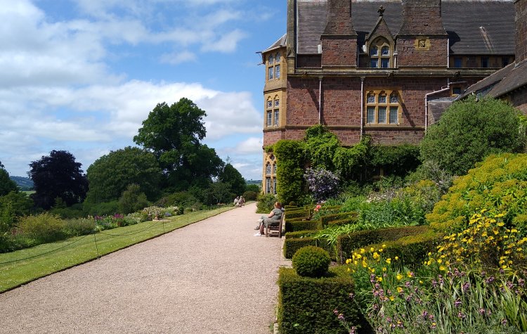 Knightshayes - Gardens at the back of the House Knightshayes Court Gardens at the back of the House