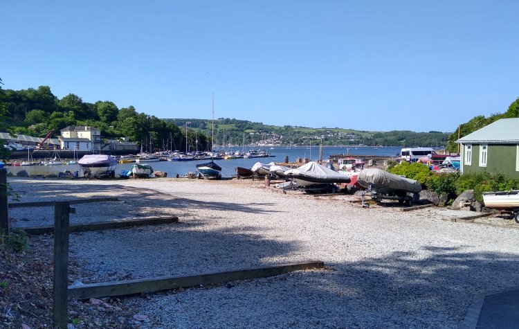 Boat yard at Galpton Creek