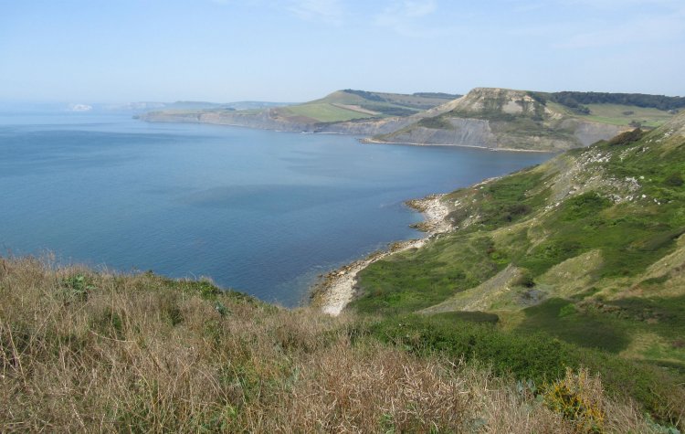 Kingston to Swanage - Coastal view from St Albans head Coastal view from St Albans head