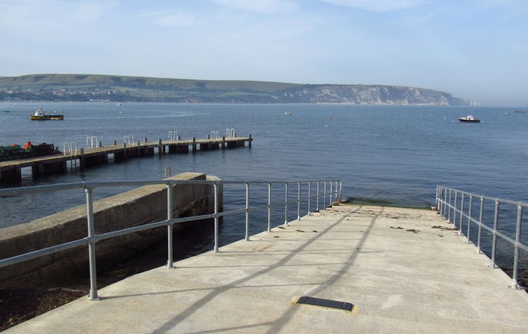 Kingston to Swanage - View from Swanage lifeboat station View from Swanage lifeboat station