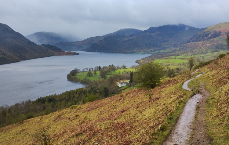 Path alongside Ullswater