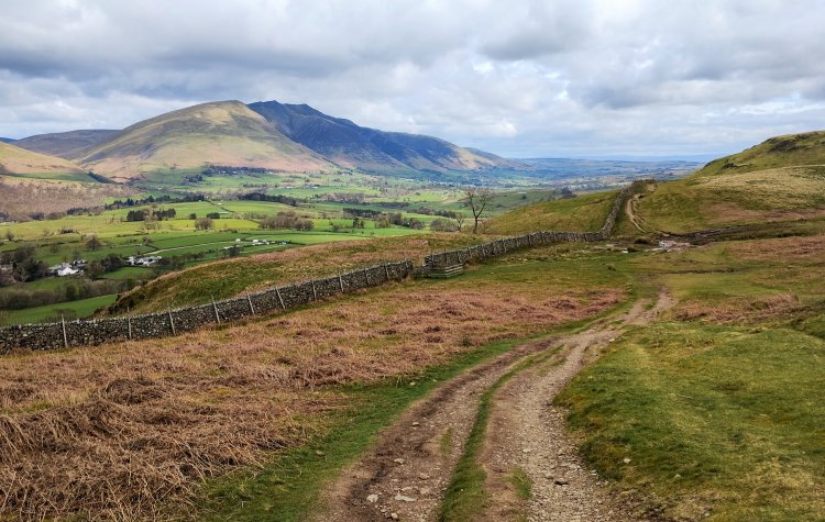 Track up to Walla Crag