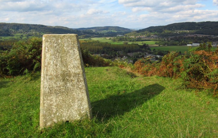 Matlock - Oker Hill trig point Oker Hill trig point