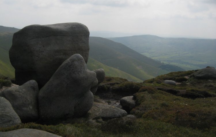 View from Edale Moor edge