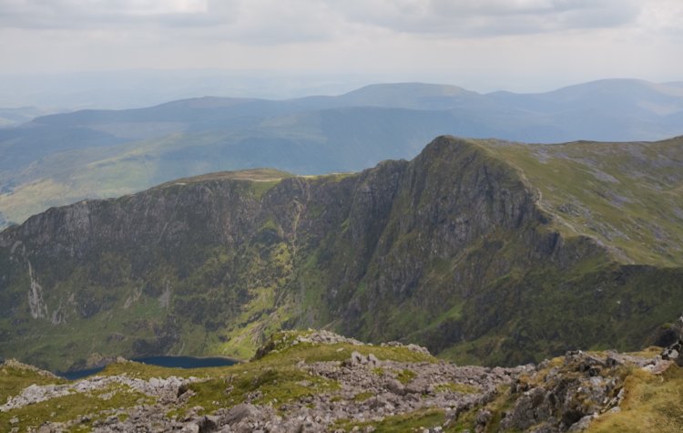 Cadair Idris - View from Cadair Idris summit View from Cadair Idris summit