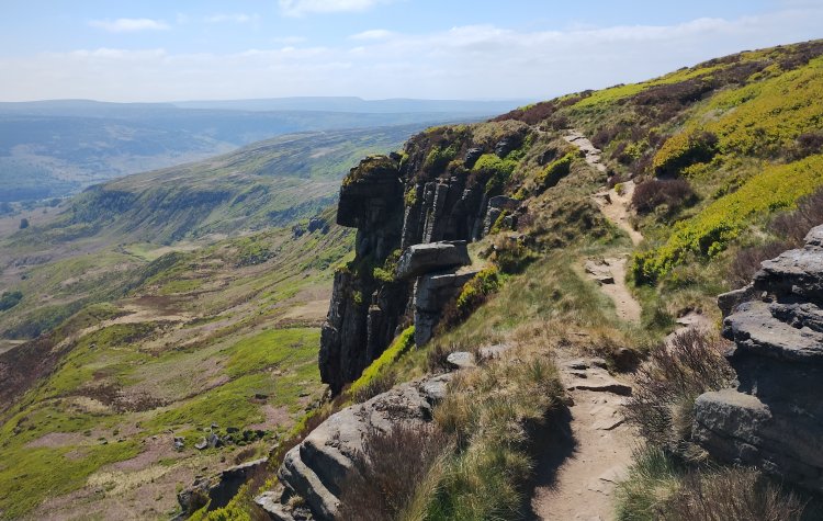 View from Laddow Rocks