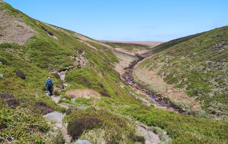 Path along Crowden Great Brook