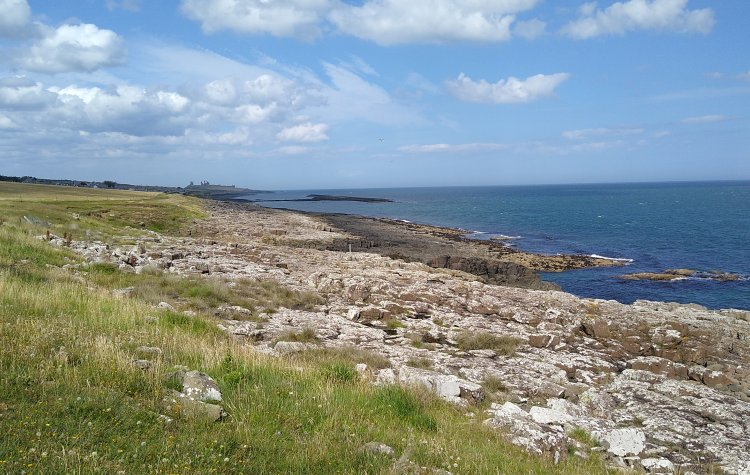 Boulmer - View towards Dunstanburgh Castle View towards Dunstanburgh Castle