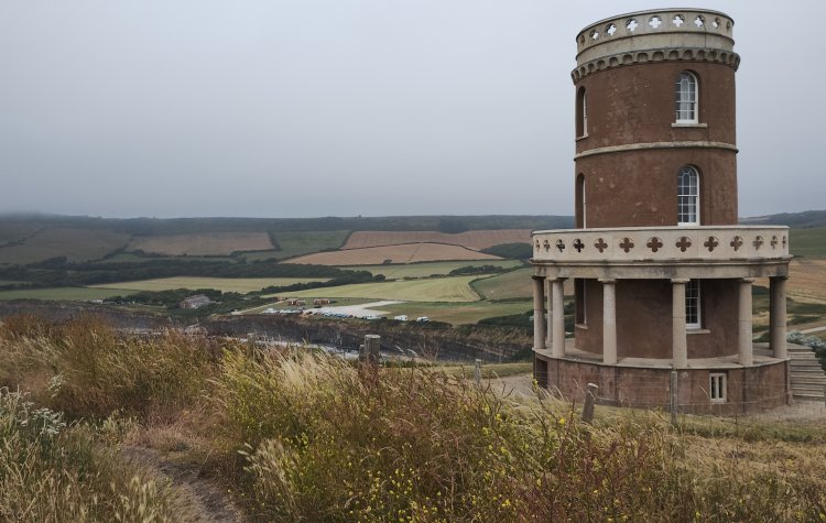 Kingston to Lulworth Cove - Tower at Kimmeridge Bay Tower at Kimmeridge Bay