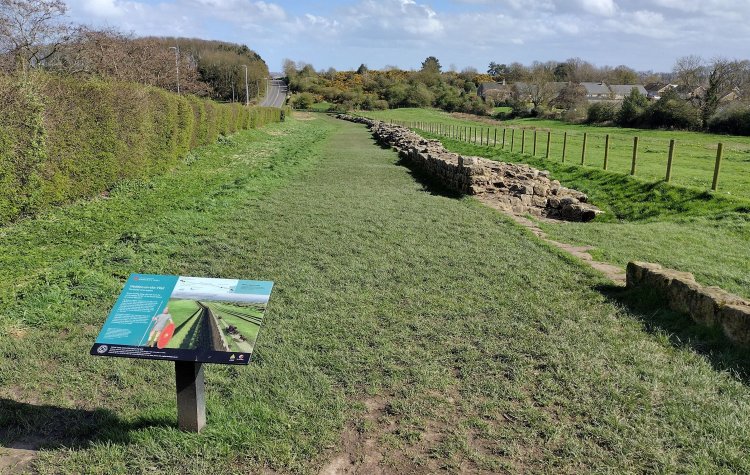 Section of Hadrian's wall