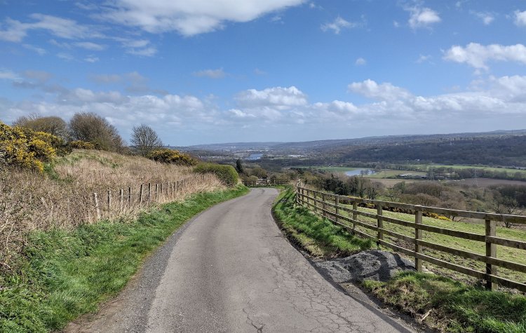 View from Heddon on the wall