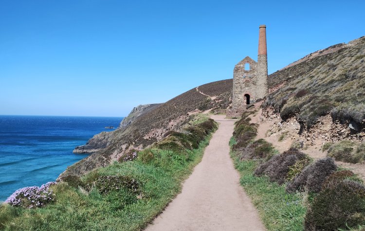 Old Mining building at Wheal Coates