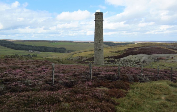 Edmundbyers - Chimney on Edmundbyers Common Chimney on Edmundbyers Common